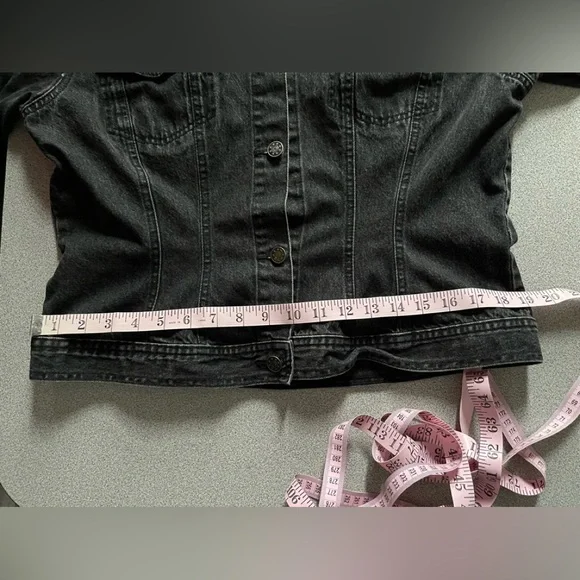 Grey Stonewashed Jean Jacket - Picture 8 of 10